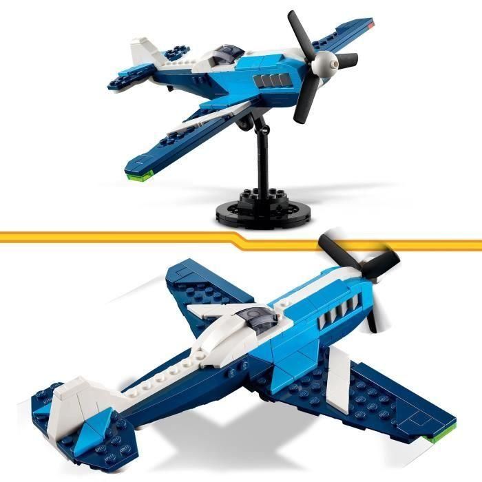 Juego de construccion aeronave: avión de carreras lego creator 2