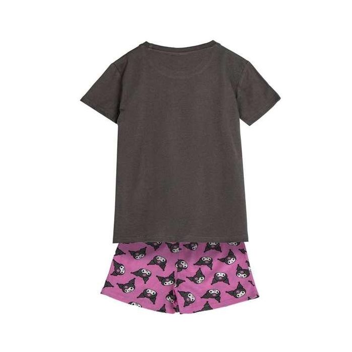 Pijama corto single jersey hello kitty kuromi 10 años 1