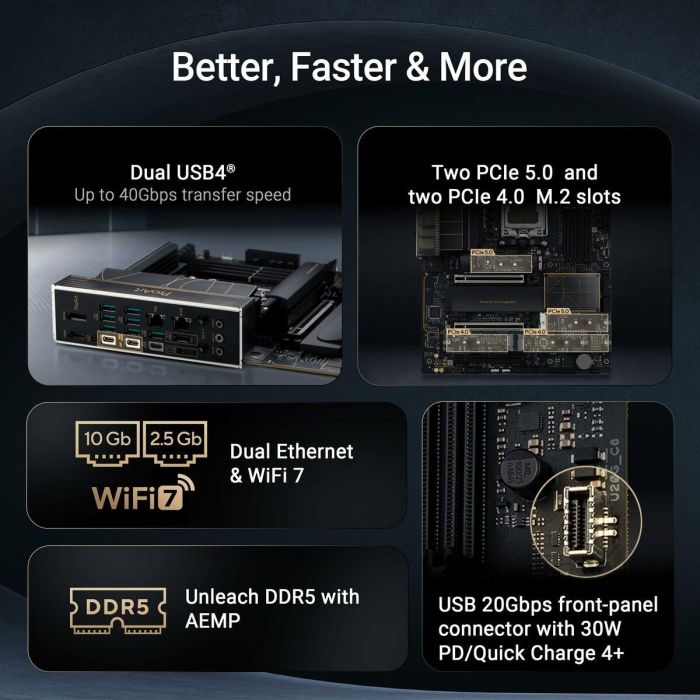 Asus PROART X870E-CREATOR WiFi Placa Base 25 Asus PROART X870E-CREATOR WiFi Placa Base 25