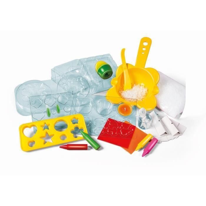 Clementoni Creador de talentos - Taller de Velas Hazlo Tú Mismo con 2 Tipos de Cera, Moldes y Accesorios Decorativos - Para Niños +7 Años 5