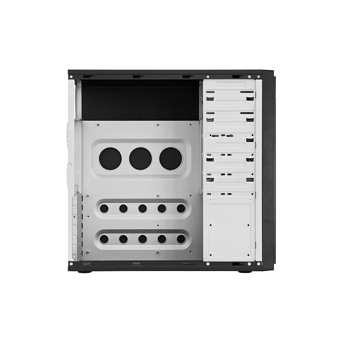 Chieftec HQ-01B-OP Midi Tower PC Negro ATX, micro ATX, SECC, 12 cm
