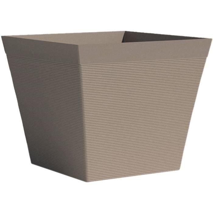 Garden Id 02042607 Maceta cuadrada Green Care Impact Taupe 39 x 33 cm 100% reciclado, resistente UV y heladas, 10 años de garantía Garden Id 02042607 Maceta cuadrada Green Care Impact Taupe 39 x 33 cm 100% reciclado, resistente UV y heladas, 10 años de garantía