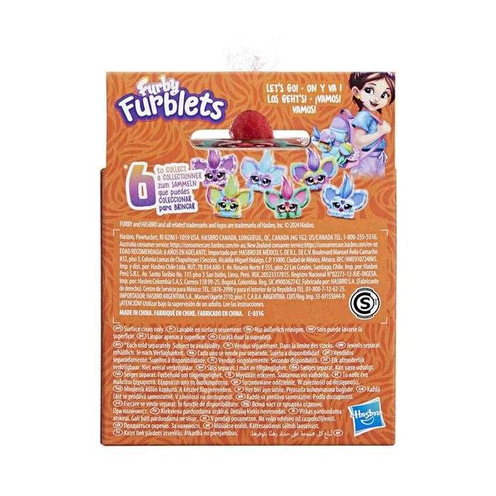 Furby furblets peluche musical 12 cm con más de 45 sonidos y canciones ¡interactúan con furby! - modelos surtidos 15 Furby furblets peluche musical 12 cm con más de 45 sonidos y canciones ¡interactúan con furby! - modelos surtidos 15