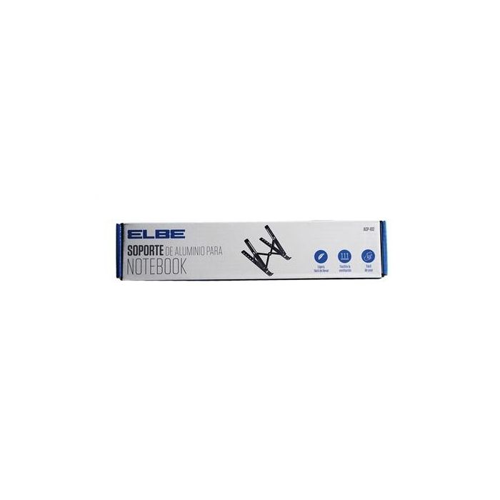 Elbe ACP-102 Soporte de Aluminio para Portátiles y Tablets con 6 Configuraciones de Ángulo 2 Elbe ACP-102 Soporte de Aluminio para Portátiles y Tablets con 6 Configuraciones de Ángulo 2
