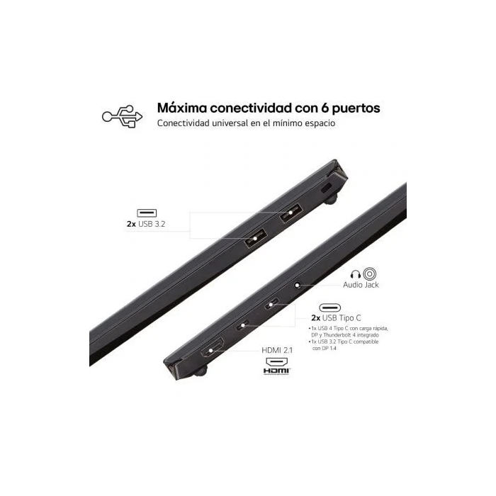 LG Gram 14Z90S Portátil 14" Full HD Intel Core Ultra 7 155H 32 GB LPDDR5-SDRAM 1 TB SSD Windows 11 Home Negro 3 LG Gram 14Z90S Portátil 14" Full HD Intel Core Ultra 7 155H 32 GB LPDDR5-SDRAM 1 TB SSD Windows 11 Home Negro 3