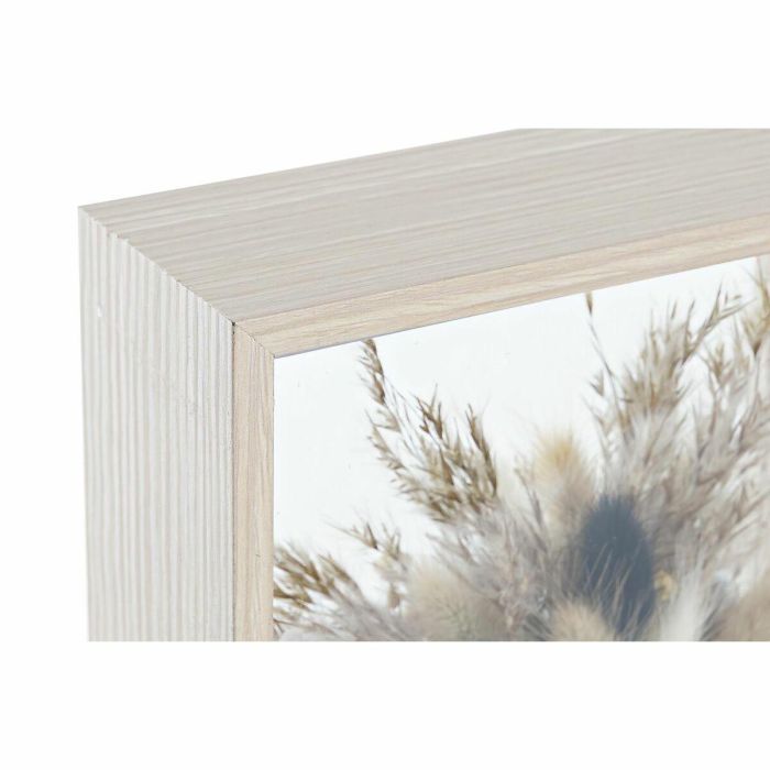 DKD Home Decor Decoración Shabby Beige y Marrón de Flor Seca y MDF 6x21x16 cm - Set de 2 Unidades 1 DKD Home Decor Decoración Shabby Beige y Marrón de Flor Seca y MDF 6x21x16 cm - Set de 2 Unidades 1