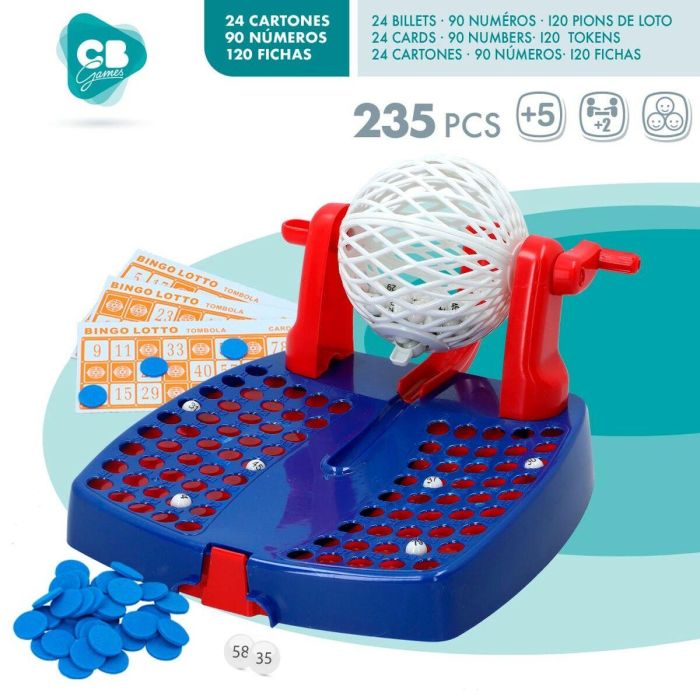 Bingo Colorbaby Azul Plástico (4 Unidades) 3 Bingo Colorbaby Azul Plástico (4 Unidades) 3