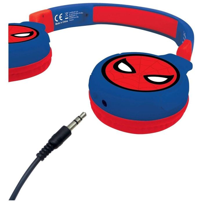 Lexibook Hpbt010Sp Auriculares Inalámbricos Bluetooth 5.0 para Niños | 2 en 1 con Cable Jack Extraíble | Diseño Spiderman 2 Lexibook Hpbt010Sp Auriculares Inalámbricos Bluetooth 5.0 para Niños | 2 en 1 con Cable Jack Extraíble | Diseño Spiderman 2