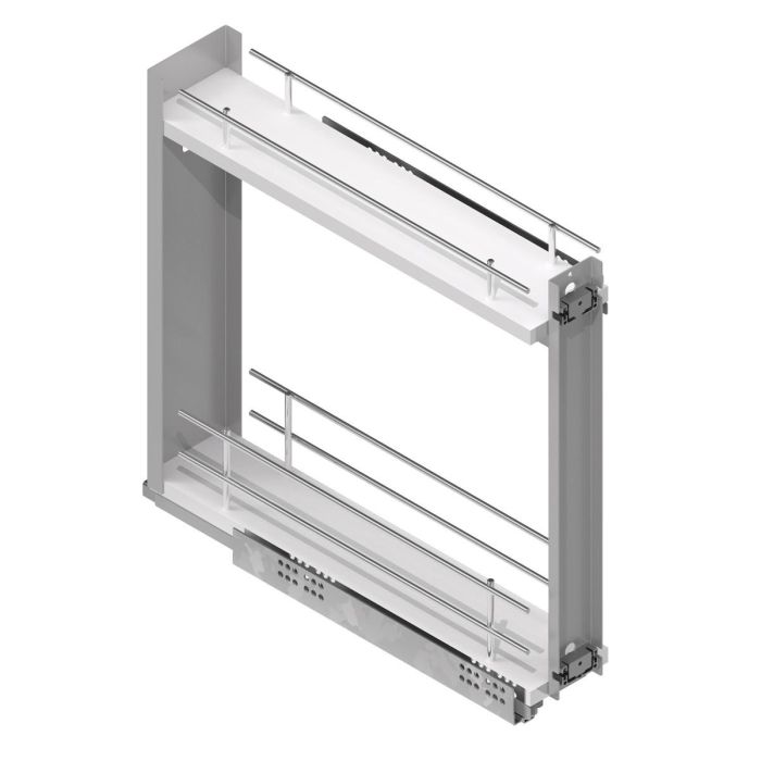 Botellero Compact Acabado Cromo-Blanco Modulo Modulo 150 Menage Confort Botellero Compact Acabado Cromo-Blanco Modulo Modulo 150 Menage Confort