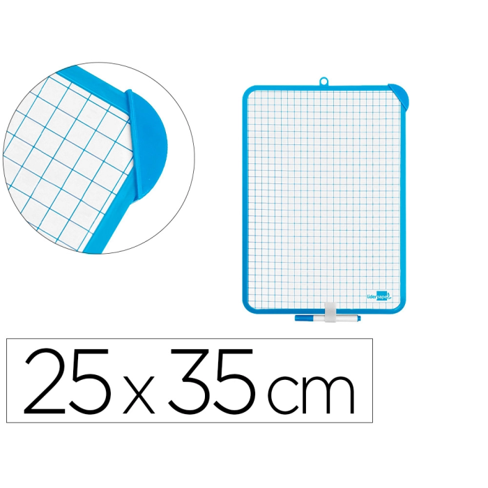 Liderpapel Pizarra Blanca 25x35 cm con Rotulador y Borrador Magnético 0 Liderpapel Pizarra Blanca 25x35 cm con Rotulador y Borrador Magnético 0