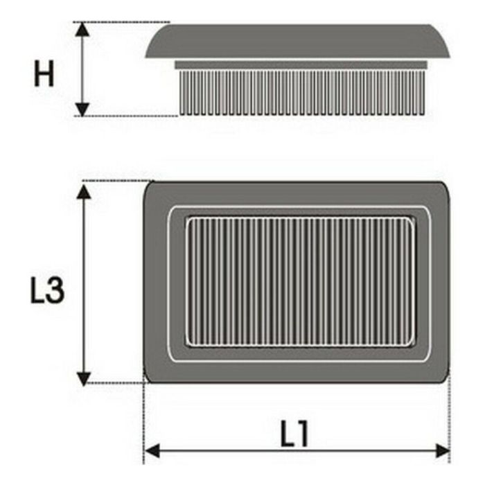 Filtro de aire Green Filters P813843 1 Filtro de aire Green Filters P813843 1