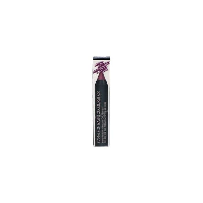 Camaleon Basic Colourstick Berenjena 4Gr. Barra Labios Hidratante Larga Duración con Aloe Vera, Rosa Mosqueta y Manteca de Cacao