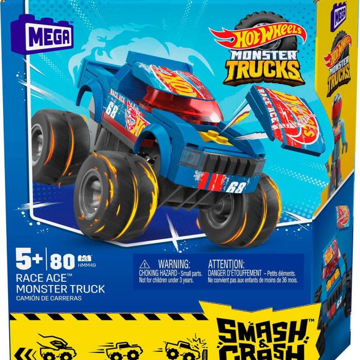 Mega Bloks Hot Wheels Monster Truck Race Ace Hmm49 Mega Construx 4