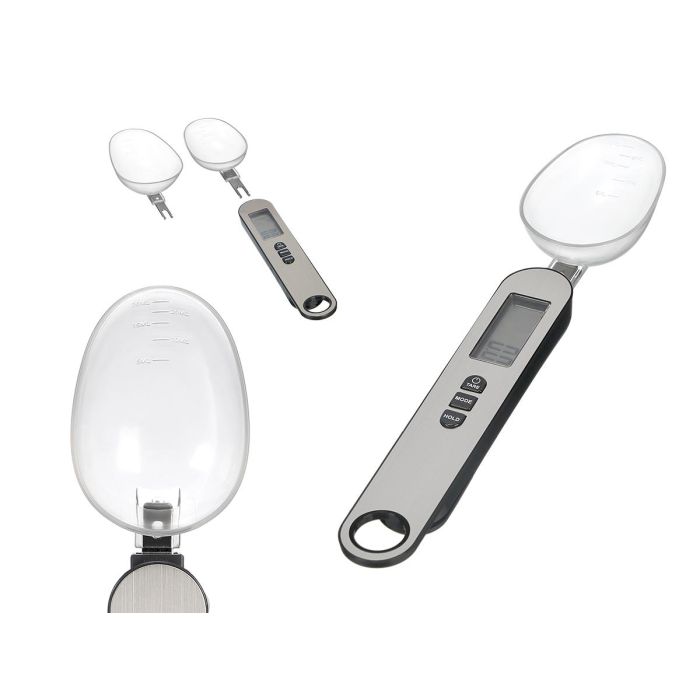 Kinvara Cuchara Medidora Digital Acero Inoxidable 500 gr con Pilas 24 x 3.5 x 12.5 cm (Set de 12)