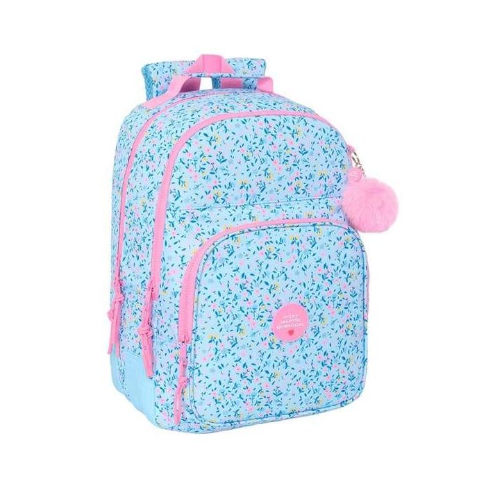 Safta Mochila Doble con Cantoneras Adaptable a Carro, Vicky Martin Berrocal Paraiso, 440x310x180 mm