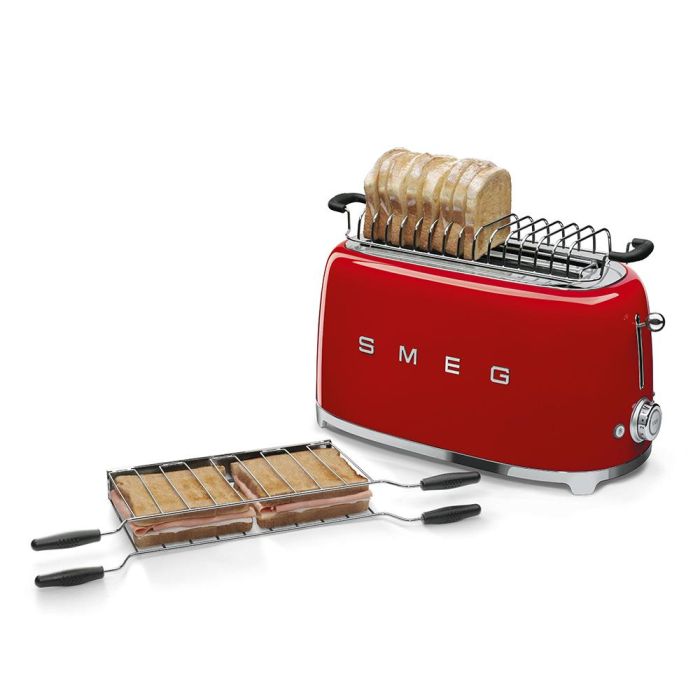Smeg Tostadora 2X4 50'S Style Roja TSF02RDEU 2