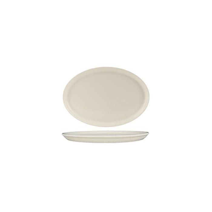 Fuente Oval VALET 38 cm Blanco Marfil - SUMMA Fuente Oval VALET 38 cm Blanco Marfil - SUMMA