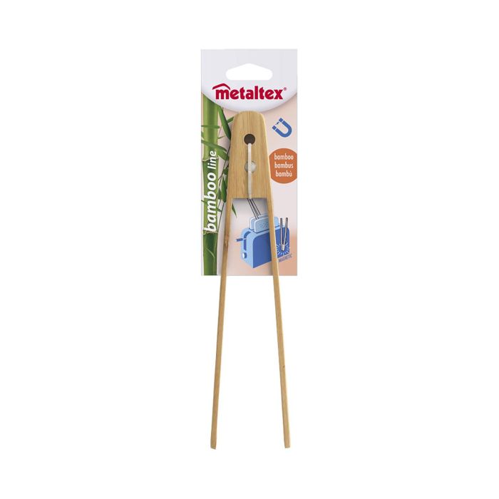 Pinza con imán "bamboo line" largo: 24cm metaltex 2 Pinza con imán "bamboo line" largo: 24cm metaltex 2