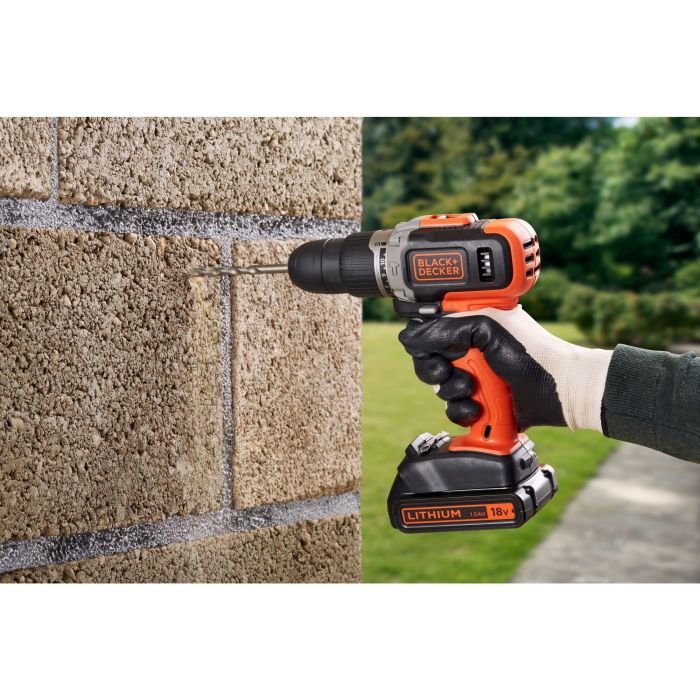 Black&Decker Akku-Schlagbohrschr. 18V 1.5Ah BCD003C1 9