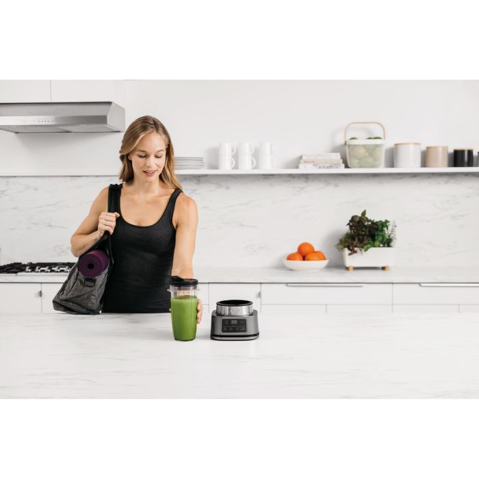 Ninja CB100EU Batidora de Vaso Power Nutri 2 en 1, 1100W, con Bol y Vaso, Tecnología Smart Torque y Auto-iQ 6 Ninja CB100EU Batidora de Vaso Power Nutri 2 en 1, 1100W, con Bol y Vaso, Tecnología Smart Torque y Auto-iQ 6