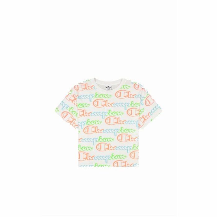 Camiseta de Manga Corta Mujer Champion Crewneck Croptop Blanco XS 0 Camiseta de Manga Corta Mujer Champion Crewneck Croptop Blanco XS 0