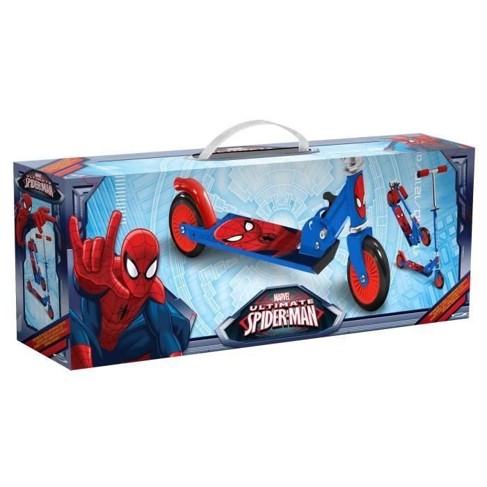 Stamp Patinete Plegable Spiderman, Plegado Seguro, Rodamientos ABEC 5, Freno Trasero, Altura Ajustable, para Niños +4 Años 3 Stamp Patinete Plegable Spiderman, Plegado Seguro, Rodamientos ABEC 5, Freno Trasero, Altura Ajustable, para Niños +4 Años 3