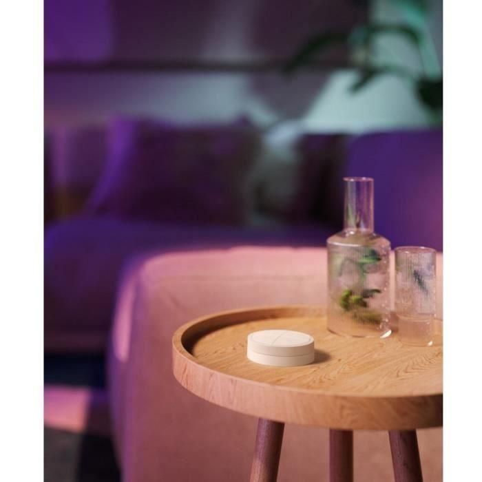 Philips Hue Bouton Remote Control Remote Tap Interruptor de marcación de marcación, blanco, permite el control de varias partes o un área 2 Philips Hue Bouton Remote Control Remote Tap Interruptor de marcación de marcación, blanco, permite el control de varias partes o un área 2