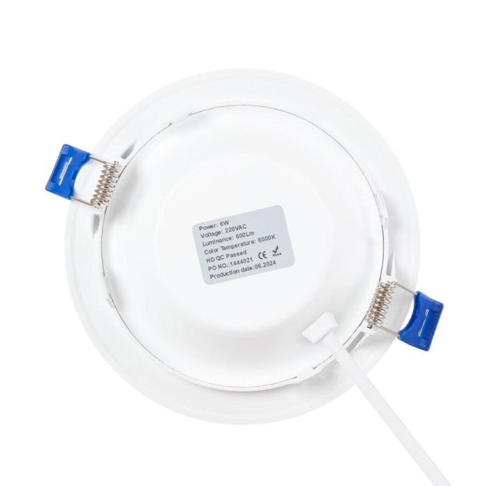 Placa Downlight LED 100Lm/W 6W 600Lm 6000ºK IP20 [HO-DLC-6W-600LM-CW] 1