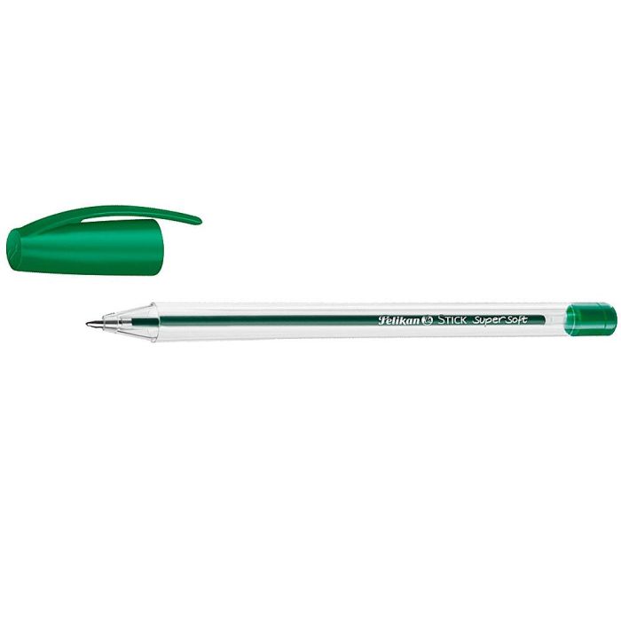 Boligrafo Pelikan Stick Super Soft Verde 50 unidades 1