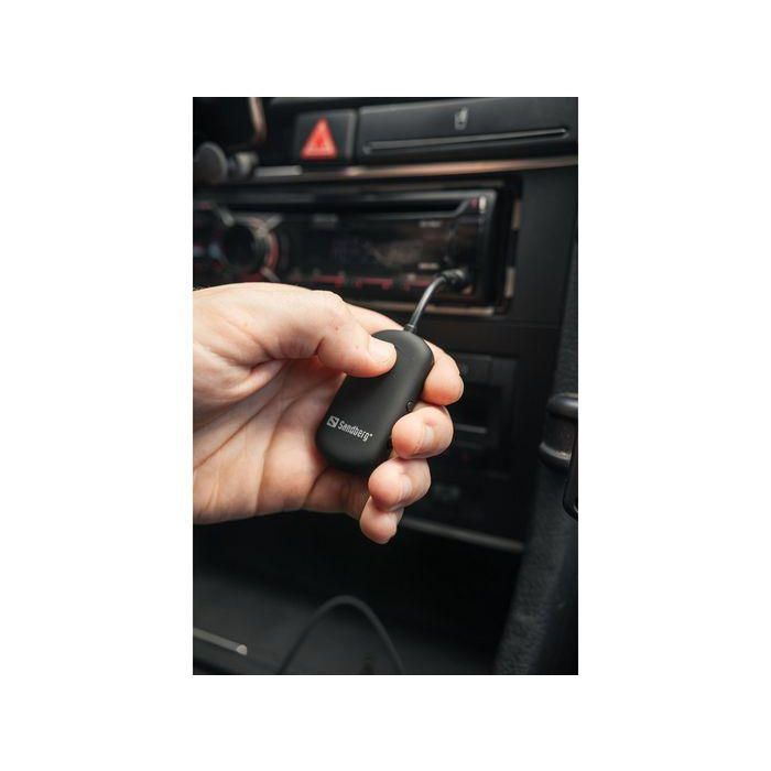 Sandberg BT Audio Link 2in1 TxRx Adaptador de Audio Transmisor Receptor Bluetooth Inalámbrico para TV, Auriculares, Móvil, Coche 1