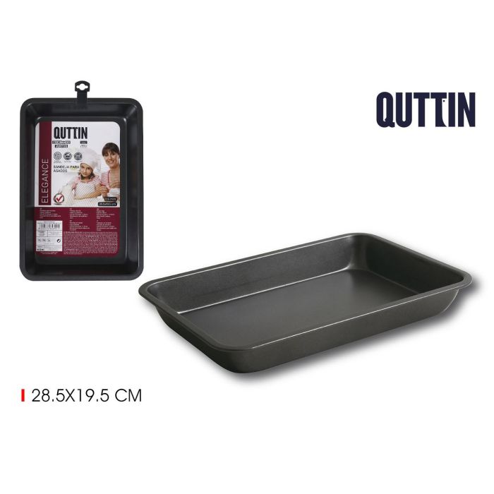 Bandeja rectangular Quttin 28.5x19.5 cm 0.5 mm (12 Unidades) Bandeja rectangular Quttin 28.5x19.5 cm 0.5 mm (12 Unidades)