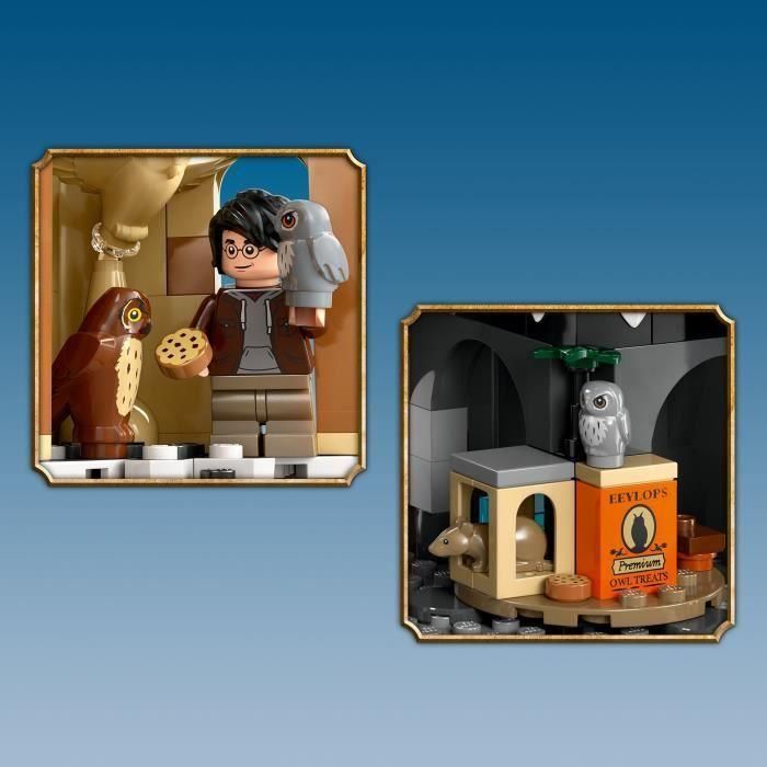 Lego 76430 Harry Potter Castillo de Hogwarts Lechucería con Minifiguras y 5 Figuras de Lechuzas 3