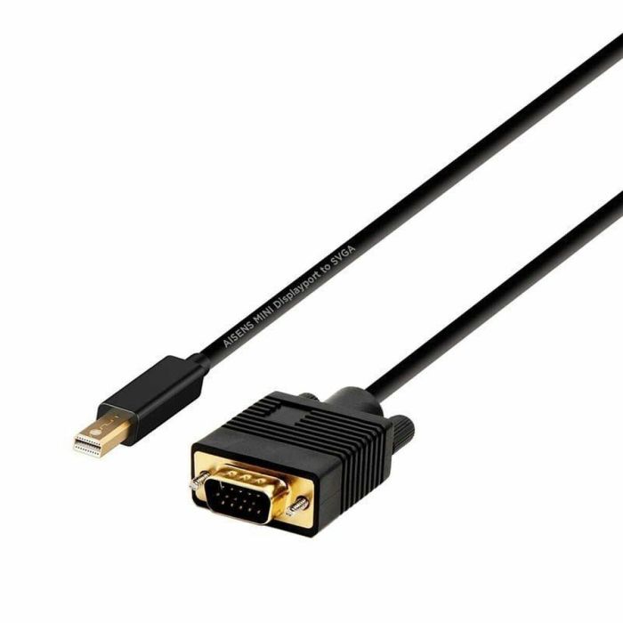 Aisens Cable Conversor Mini Displayport A Vga Dp-M - Vga-M Negro 2,0M