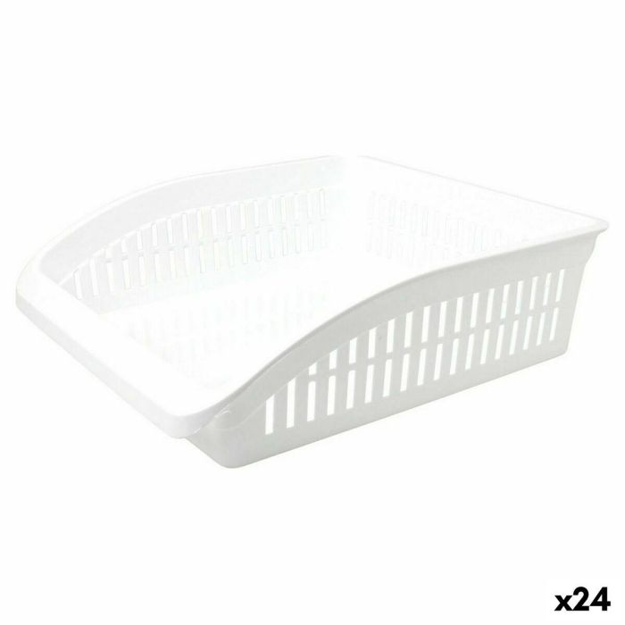 Organizador Multiusos G-627 G-627 Blanco Transparente Polipropileno 26 x 8,5 x 29 cm (24 Unidades)