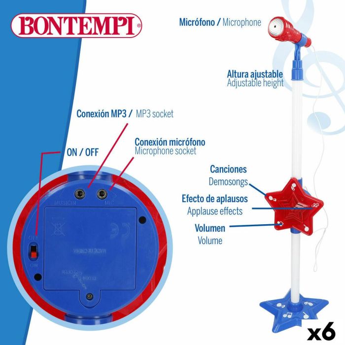 Juguete Musical Bontempi 21 x 105 x 21 cm (6 Unidades) 7 Juguete Musical Bontempi 21 x 105 x 21 cm (6 Unidades) 7