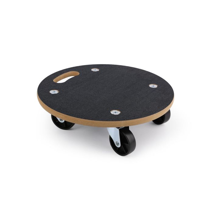 Bricotech Base Redonda Madera con Ruedas 38 x 11 cm 4