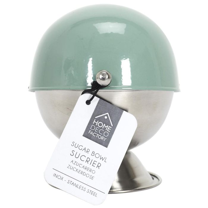 Home Deco Factory Azucarero Acero Inoxidable Retro Colores Surtidos para Mesa 10x11 cm 1