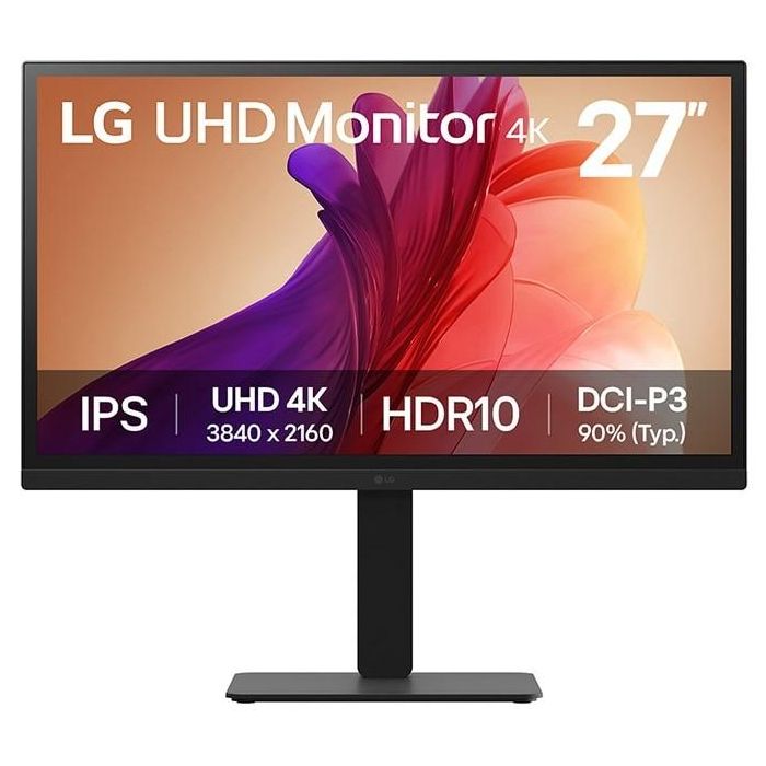 LG 27BA45U-B Monitor IPS de 27" Full HD 1920x1080 5ms 100Hz con Altavoces Negro