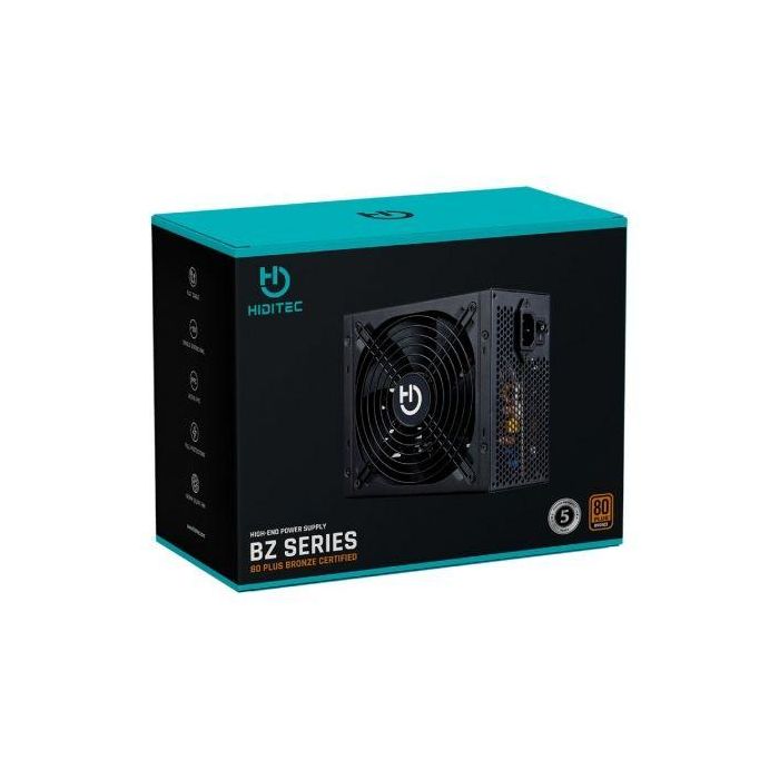 Hiditec Fuente Alimentación RL550 550W 80 Plus Bronze Ventilador 12cm PSU010034 3 Hiditec Fuente Alimentación RL550 550W 80 Plus Bronze Ventilador 12cm PSU010034 3