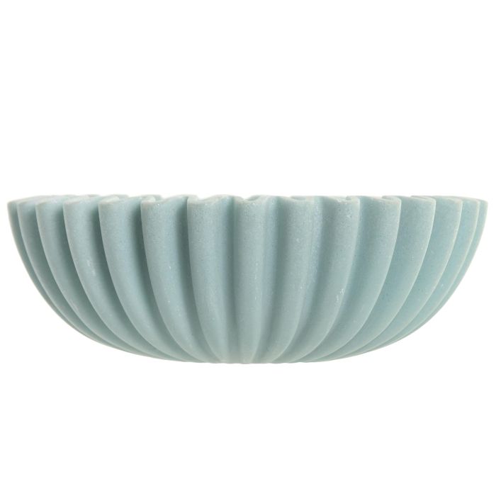 DKD Home Decor Hangzhou design 26a Centro de Mesa Atlantico Azul Marino Turquesa Resina 20 x 20 x 6.5 cm (2 Unidades)