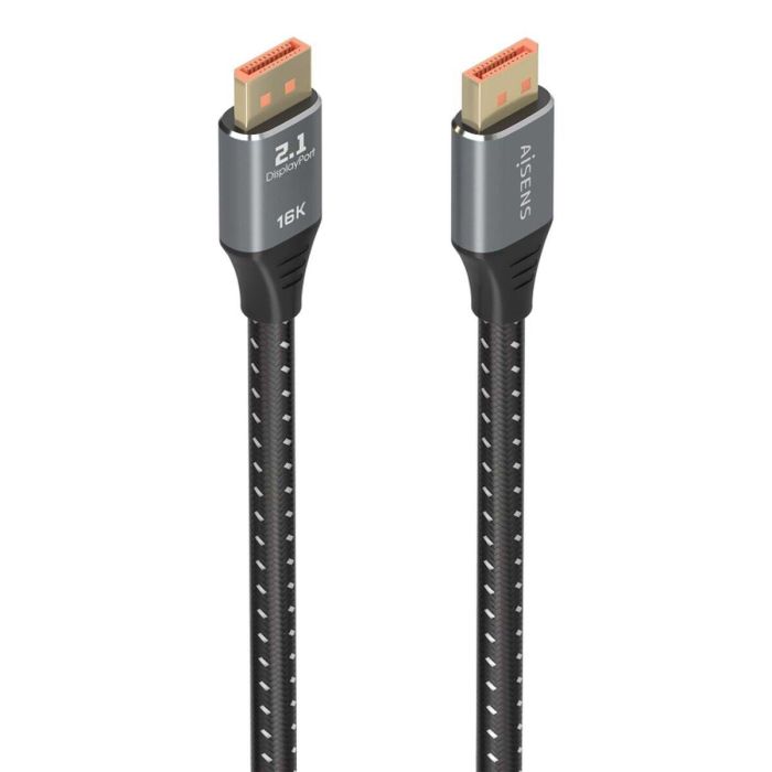 AISENS - CABLE DISPLAYPORT V2.1 16K@60HZ 80GBPS, DP/M-DP/M, NEGRO, 1.0M AISENS - CABLE DISPLAYPORT V2.1 16K@60HZ 80GBPS, DP/M-DP/M, NEGRO, 1.0M