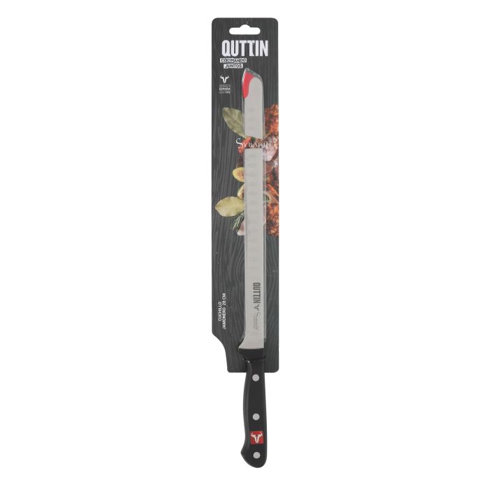 Quttin Cuchillo Jamonero Sybarite 28 cm con Alb redonda (16 Unidades) 1