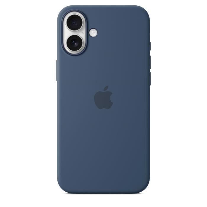 APPLE iPhone 16 Plus - Funda de silicona con MagSafe - Mezclilla 3 APPLE iPhone 16 Plus - Funda de silicona con MagSafe - Mezclilla 3