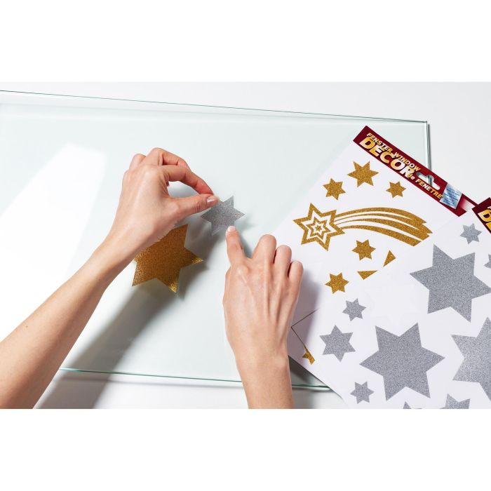 HERMA FENSTERBILD A4 STERNE GOLD 4 HERMA FENSTERBILD A4 STERNE GOLD 4