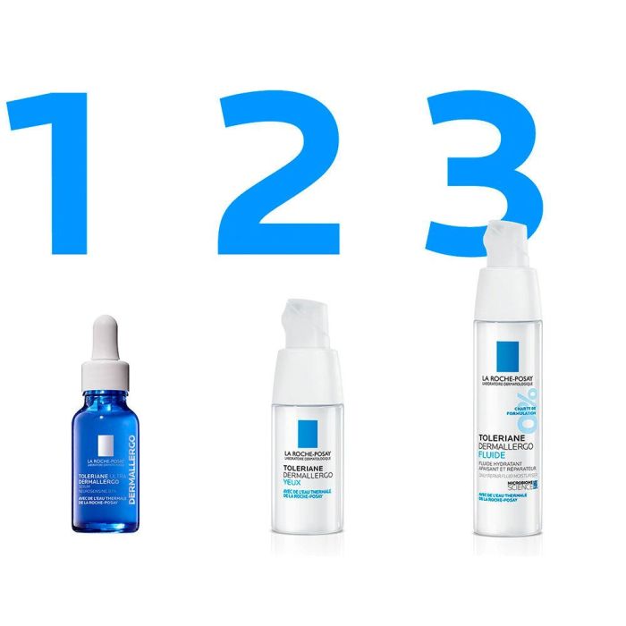 La Roche Posay TOLERIANE DERMALLERGO Fluido Facial Hidrata Calma Repara Piel Sensible 40 ml 3