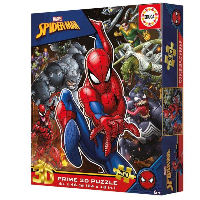 Puzzle 3D Lenticular 300 Piezas Spider-Man 20049 Educa 3