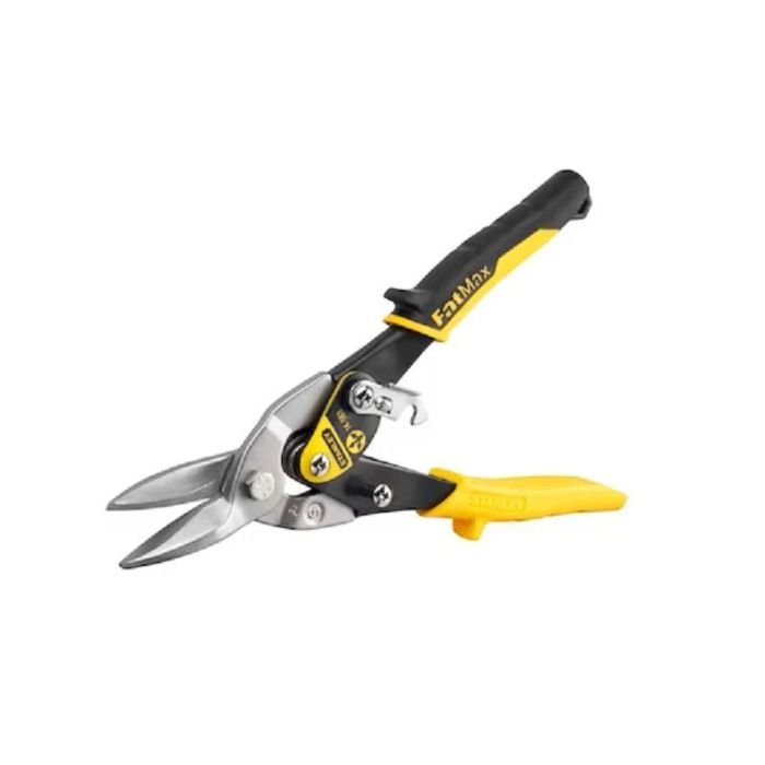 Stanley Fatmax 2-14-563 Tijera Cortachapas de Corte Recto para Metales, Capacidad 1.2mm, Acero Stanley Fatmax 2-14-563 Tijera Cortachapas de Corte Recto para Metales, Capacidad 1.2mm, Acero