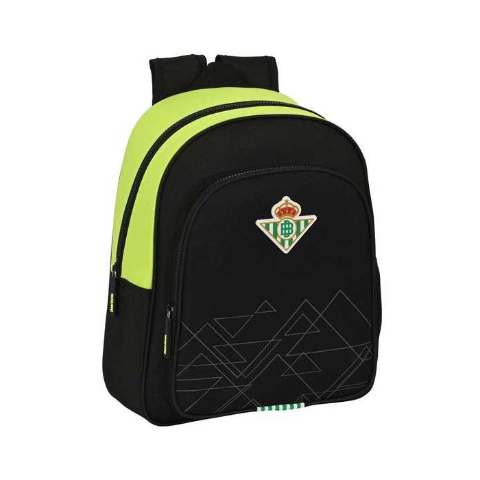 Mochila Escolar Real Betis Balompié Negro Lima 28 x 34 x 10 cm