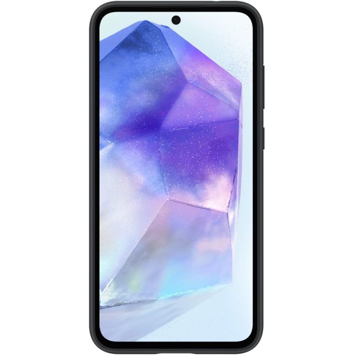 Samsung Funda de silicona para Samsung Galaxy A55 - Negro 1