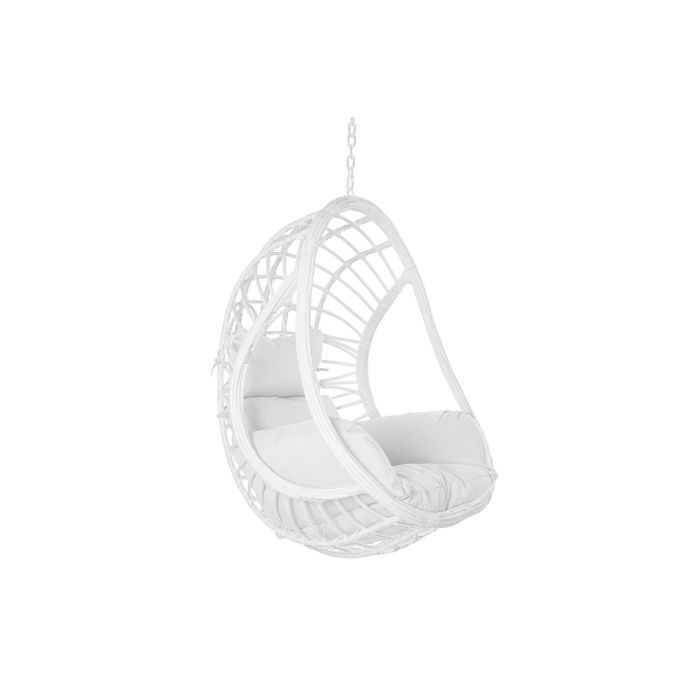 Sillon Colgante Terraza Y Jardin DKD Home Decor Blanco Crudo 70 x 110 x 90 cm